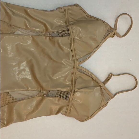 NWT A. Che Reese Maillot swimsuit nude mesh XS - Picture 4 of 8